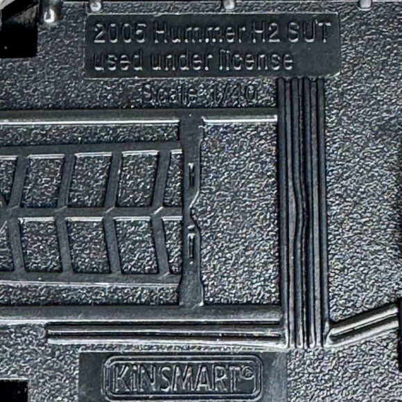 Kinsmart 2005 Hummer H2 SUT Black - 5097D - 1/40 scale Diecast Model Toy Car Tru - Picture 9 of 9
